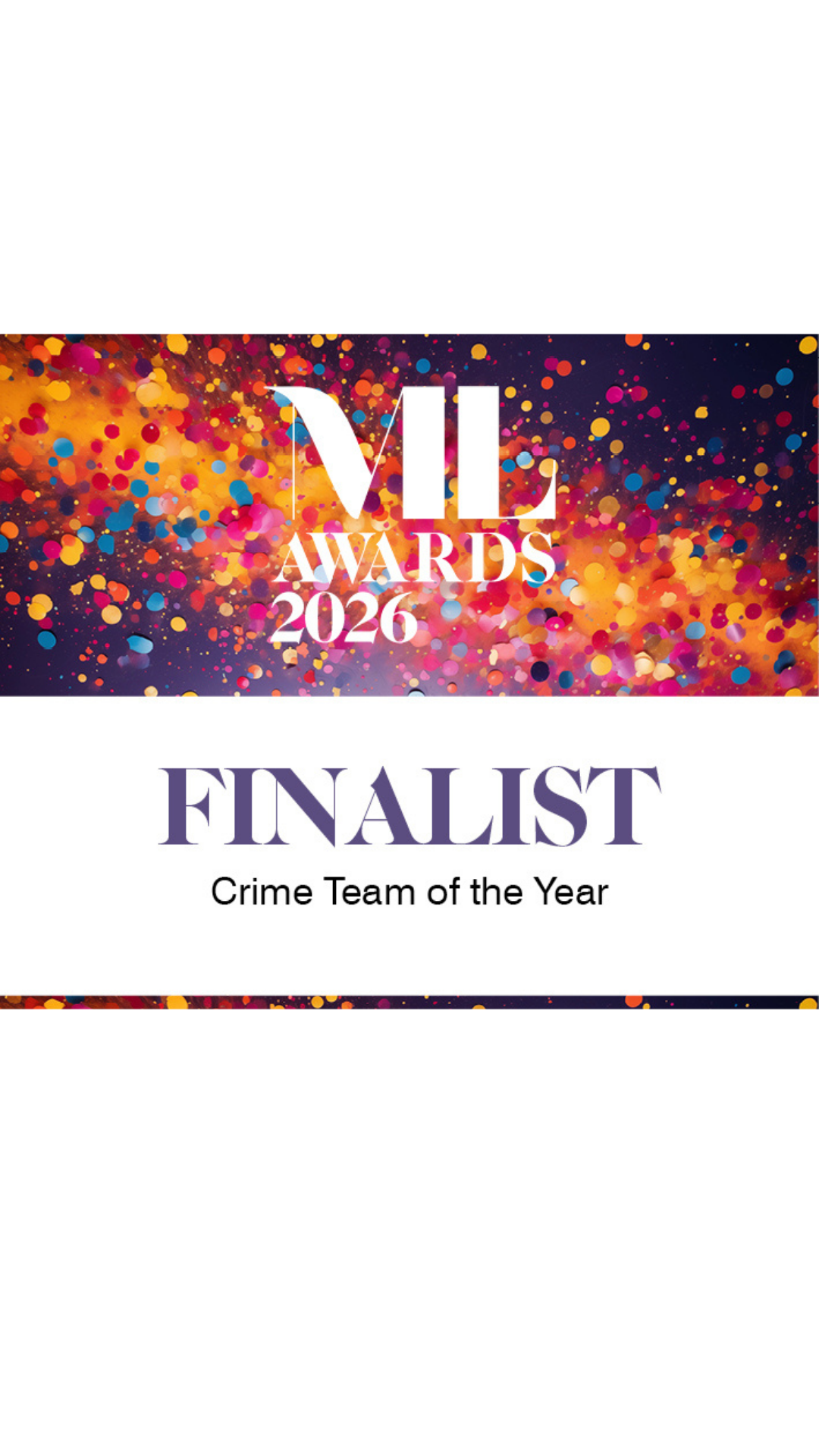 crime team of the year finalist 2026