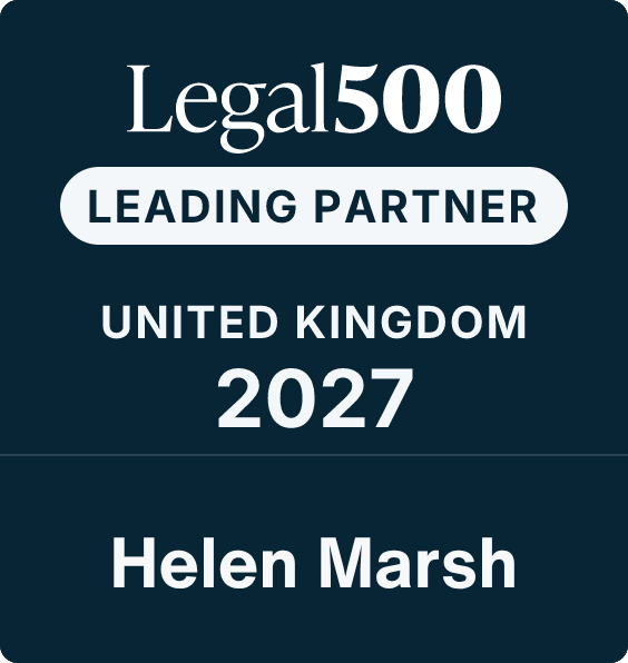 Helen Marsh Legal500 Leading Partner Slater Heelis